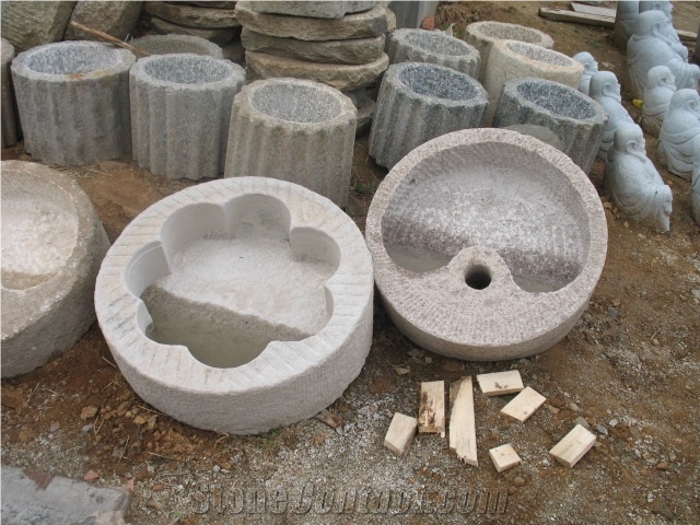 Old Troughs, Blue Sandstone Relief & Etching