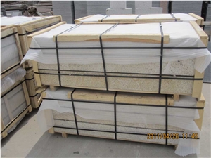 Padang Yellow Kerbs Fine Bushhammered, G350 Yellow Granite Kerbs