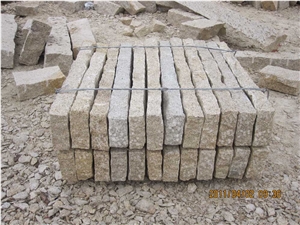 Padang Yellow Side Stone Natural, G350 Yellow Granite Side Stone