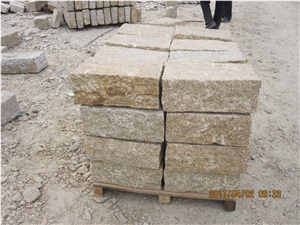Padang Yellow Side Stone Natural, G350 Yellow Granite Side Stone