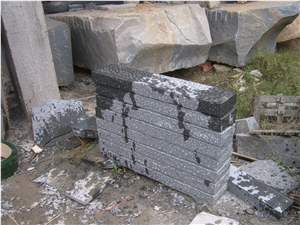 Pineappled Palisades Columns Dark Grey G654, G654 Granite Palisades