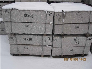 Road Stone Natural Light Grey G375 Granite Kerbstone