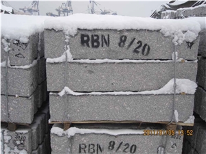 Road Stone Natural Light Grey G375 Granite Kerbstone