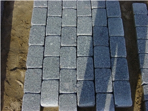Tumbled G341 Light Grey Granite Pavers