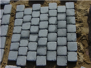 Tumbled G341 Light Grey Granite Pavers