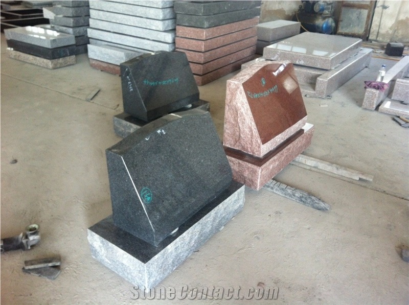 Wz-S-002, Grey Granite Slant Grave