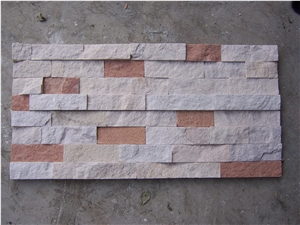 Best Selling Chinese Cultural Stone Wall Veneers, Sandstone Wall Cladding Panel, Stacked Stone Veneers