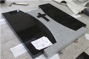 Shanxi Black Granite Monument,China Black Granite Tombstone,Black Granite Memorial