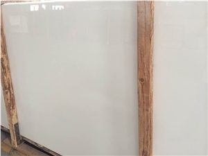 Pure White Micro Crystalized Stone,Glass Stone with Hole Of the Artificial,Manmade Stone