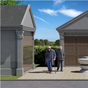 Mayfair Tm is a Bespoke Design Victorian Style 12 Interment Mausoleum