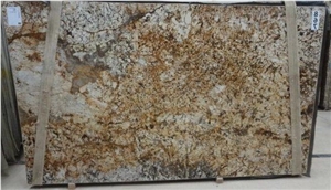 Brazil Crystal Gold Granite Slabs