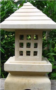 Sandstone Lantern, Lamp Stone Carving Sandstone Lantern, Lamp Stone Carving
