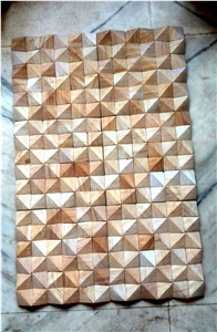 3d Wall Cladding Tiles Teakwood Sandstone