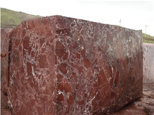 Rosso Levanto Marble Blocks,Italy Red Marble Block