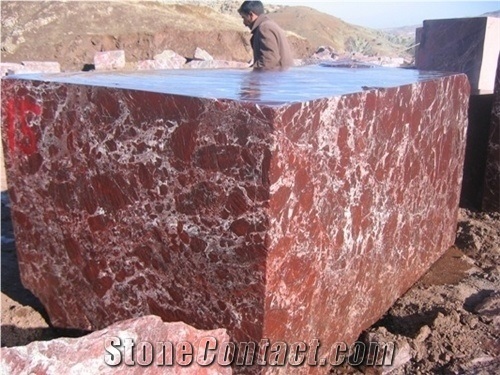 Rosso Levanto Marble Blocks,Italy Red Marble Block