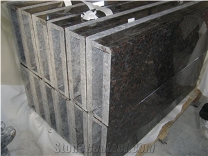 Tan Brown Granite Stairs & Steps,India Brown Polished Granite Stair &Treads