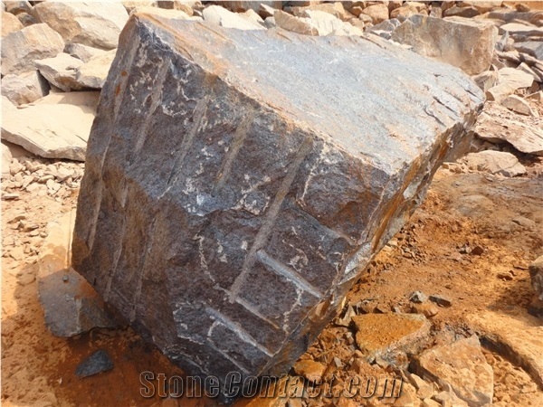 Vizag Blue Granite Blocks,India Blue Granite Blocks