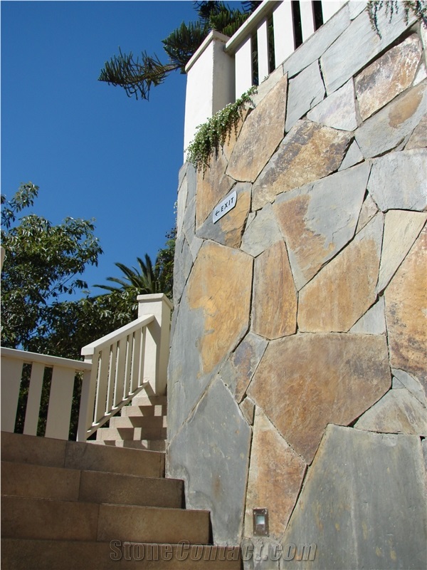 Slate Flagstone,Random Flagstones, Piedra Laja Oxidada Slate Random Flagstones