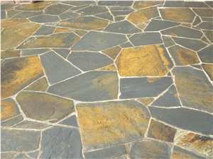 Slate Flagstone,Random Flagstones, Piedra Laja Oxidada Slate Random Flagstones
