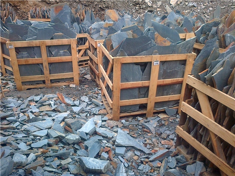 Slate Flagstone,Random Flagstones, Piedra Laja Oxidada Slate Random Flagstones
