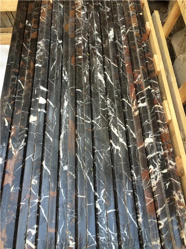 Black and Gold Marble Tiles, Black Gold Marble
