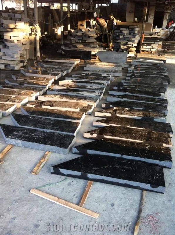 G684 Black Basalt Tiles & Slabs,Raven Black/Black Pearl