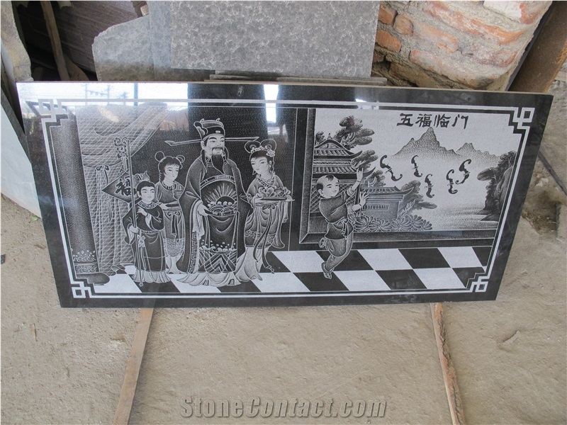 Mongolian Black Basalt Art Works