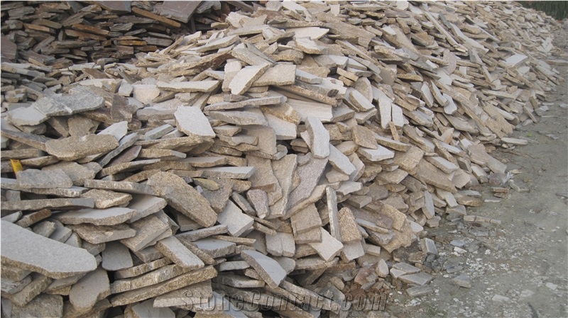 Tiger Skin Loose Walling and Corners, Tiger Skin Yellow Granite Building & Walling