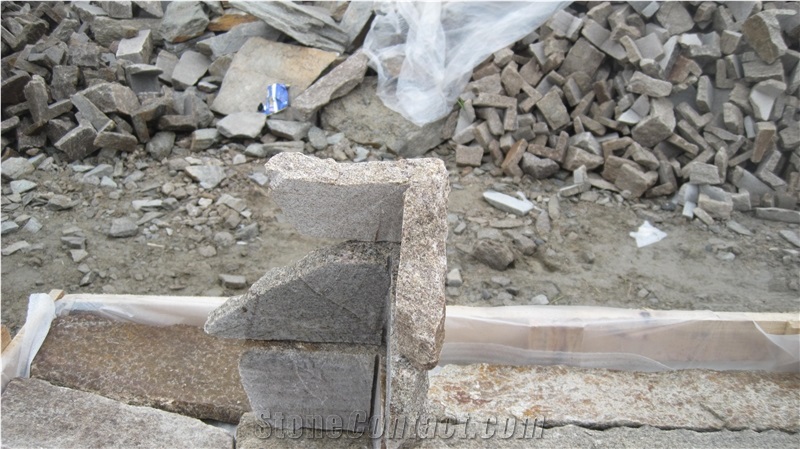 Tiger Skin Loose Walling and Corners, Tiger Skin Yellow Granite Building & Walling