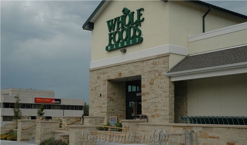 Prairie Shell Limestone Split Veneer Wall Cladding - Whole Market Foods · Kansas City, Ks