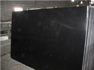Absolute Black Granite Slabs & Tiles, Jet Black Granite Slabs & Tiles