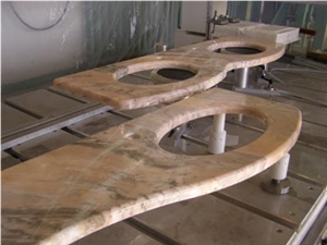 Bath Countertops with Marble Ruschita