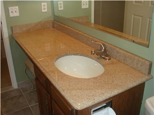 Desert Gold Granite Custom Design Kitchen Countertop Desert Gold Granite Custom Design Kitchen Countertop