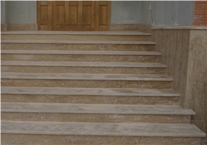 Tumbled Travertine Steps, Risers