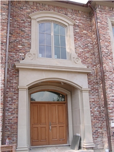 Champagne Beige Limestone Entry Surround