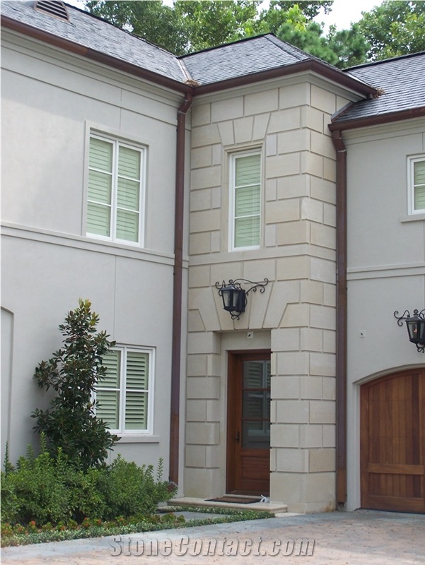 Champagne Beige Limestone Entry Surround