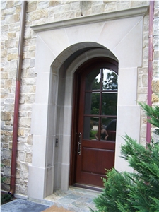 Champagne Beige Limestone Entry Surround