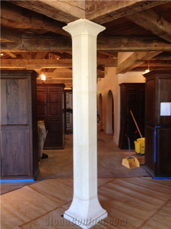Verona Cream Limestone Architectural Column