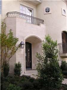 Western Ivory Limestone Entry Surround, Door Arch