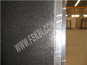 Black Quartz Stone Kitchen Desk Top Of Silestone Quality Engineer Stone Solid Surface Kitchen Countertops