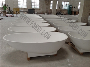 Freedstanding Solid Surface Acrylic Bathtub