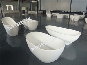Freedstanding Solid Surface Acrylic Bathtub