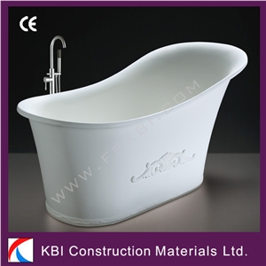 Manmade Stone Freestanding Bathtub