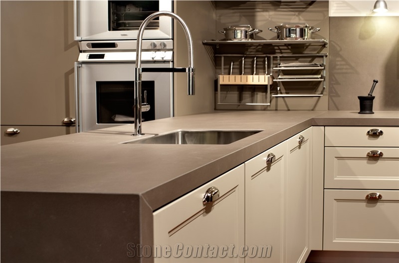 Quartz Stone Various Colors Kitchen Countertop in Custom Design