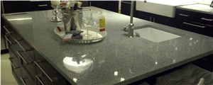 Quartz Stone Various Colors Kitchen Countertop in Custom Design