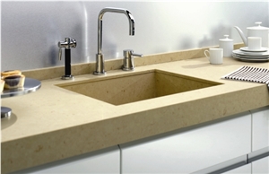 Quartz Stone Various Colors Kitchen Countertop in Custom Design