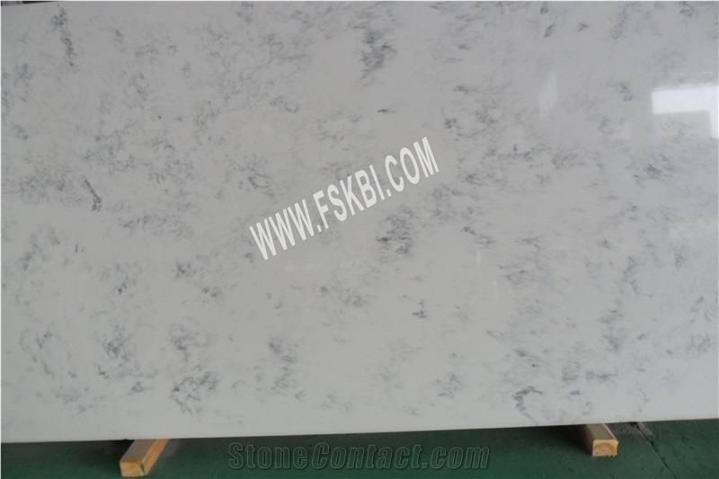 White Artificial Marble Engineer Stone