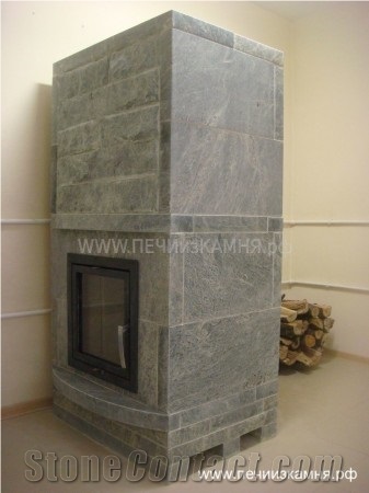 Soapstone Masonry Heater Tatyana