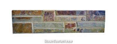 East West Real Stone Veneer Contemporary Panel Color: Autumn Rose