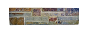 East West Real Stone Veneer Contemporary Panel Color: Autumn Rose